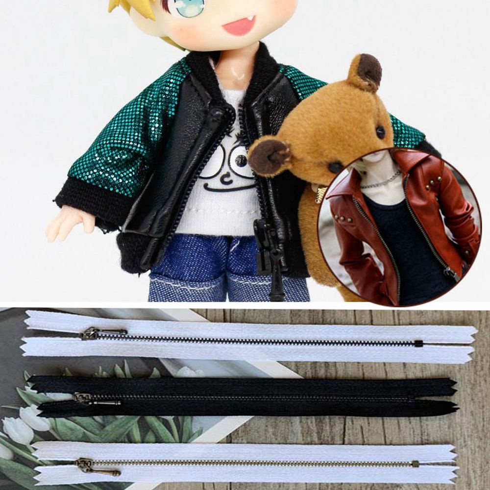 Dây kéo mini 10cm/12cm chất lượng cao dùng may quần áo búp bê DIY 16 kiểu