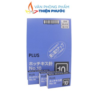 Kim bấm giấy số 10 số 3 plus - hộp 1000 kim thiện phước