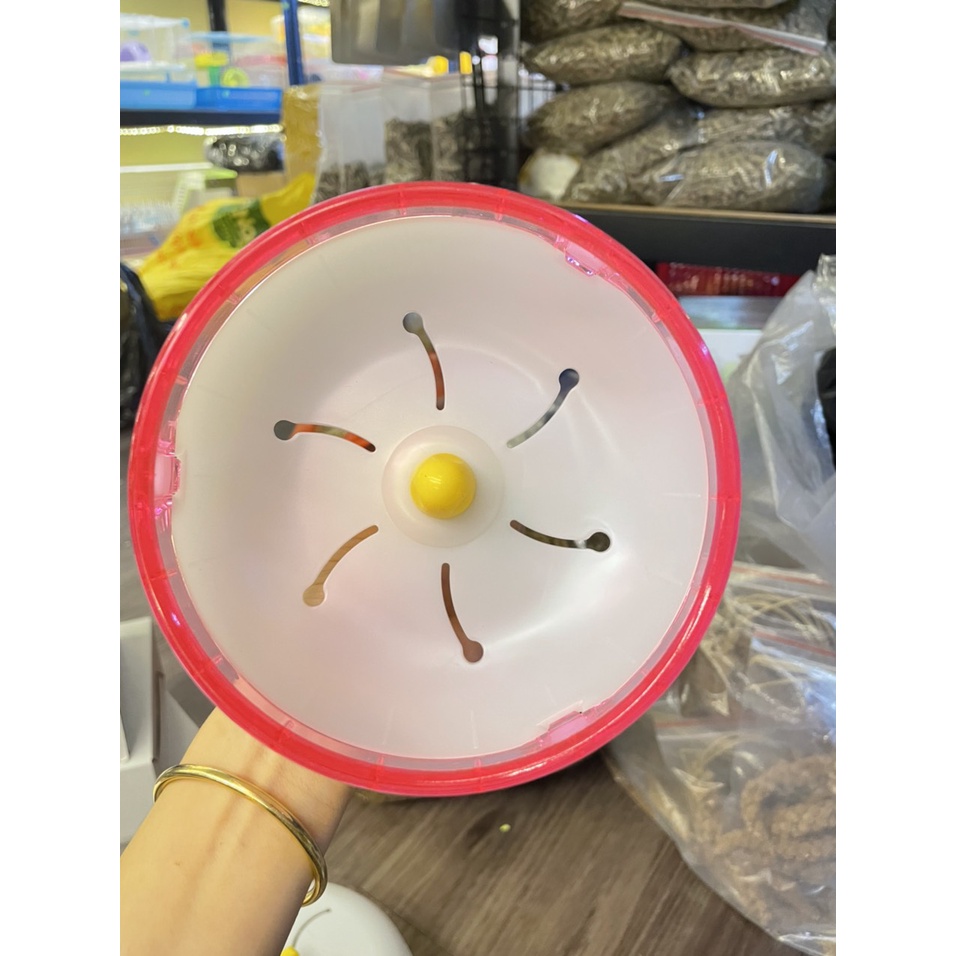 Whell chạy hamster,nhím, gắn lồng 10cm đến 21cm..