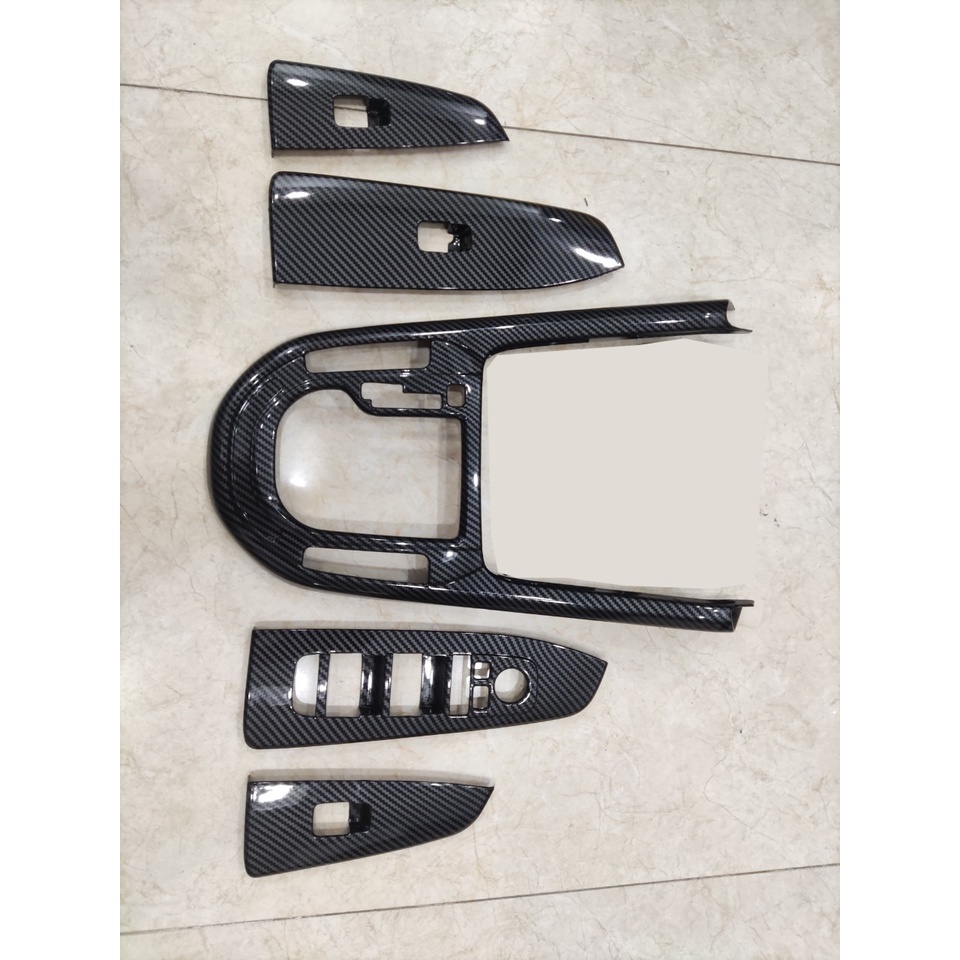 Ốp nội thất xe Kia Cerato 2019 đến 2023, Kia K3 2021 2022 2023 Mẫu Carbon Chất Liệu Nhựa ABS - tặng kèm keo dính