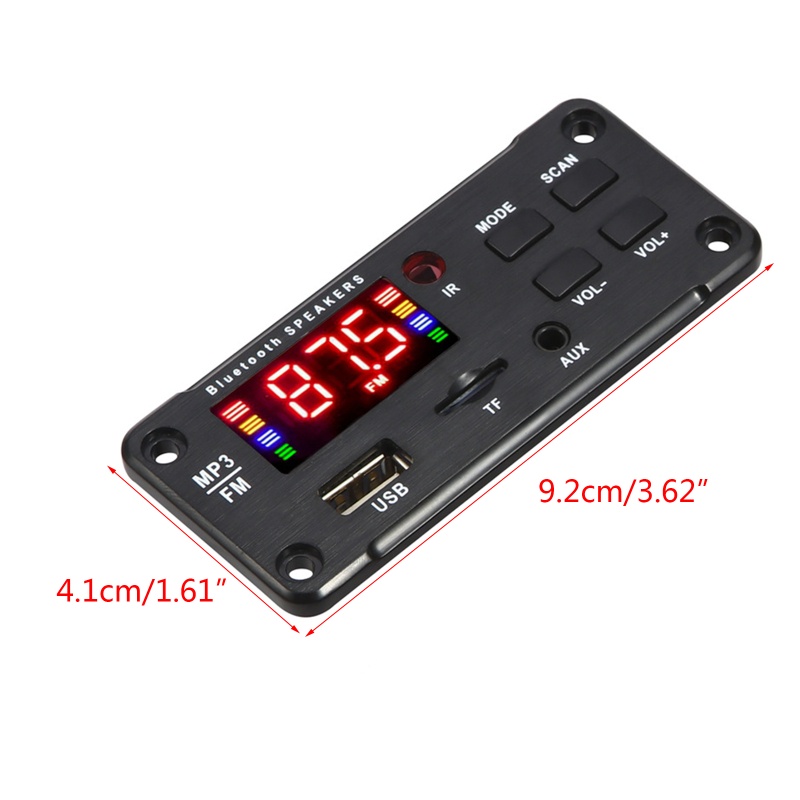 Bảng Mạch Giải Mã Bluetooth 5.0 AUX USB TF FM Và Phụ Kiện