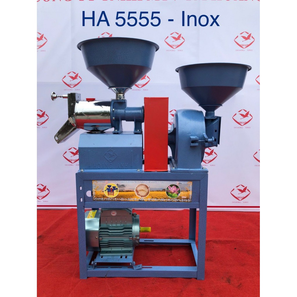 Máy Xát Gạo Hoàng Anh 555 Cho Gia Đình 220V