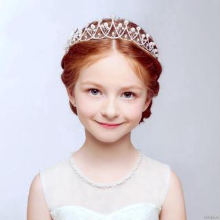 Vương Miện Công Chúa Đính Đá Pha Lê Cho Bé Gái