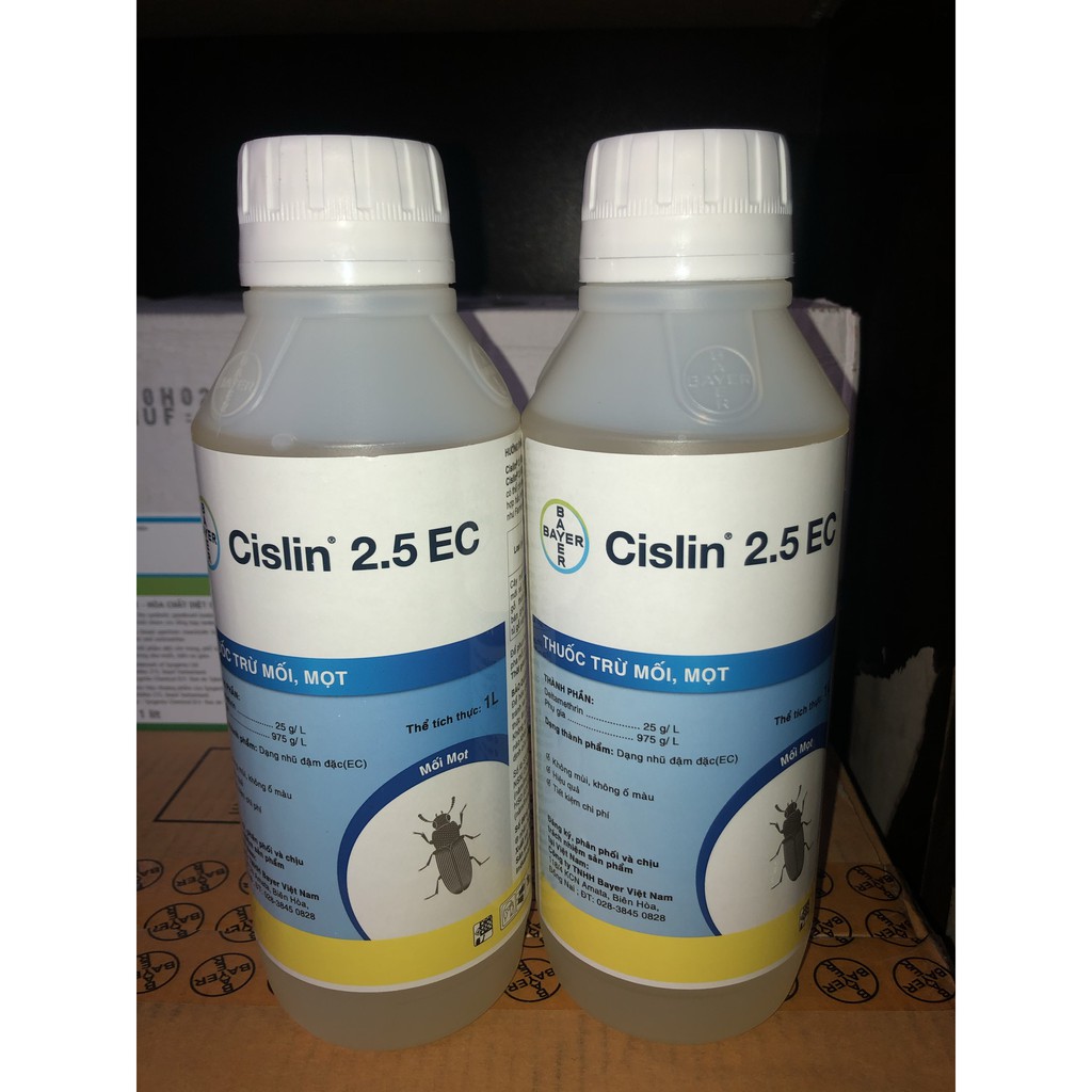 Thuốc diệt mối và diệt mọt và ngừa mối, mọt Cislin 2.5EC 1 cho gỗ cao cấp và gỗ xuất khẩu