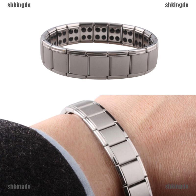 THINH Vòng tay nam châm phong thủy Germanium thời trang cho sức khỏe