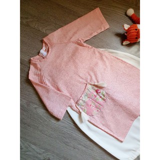áo dài linen túi hồng