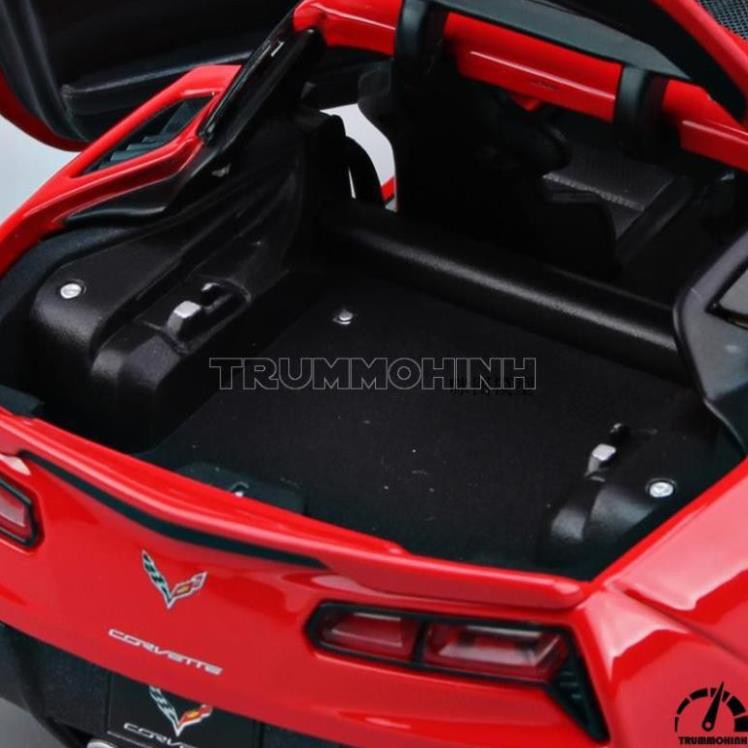 Mô hình xe Chevrolet Corvette Stingray Z51 Red 1:18 Maisto Exclusive