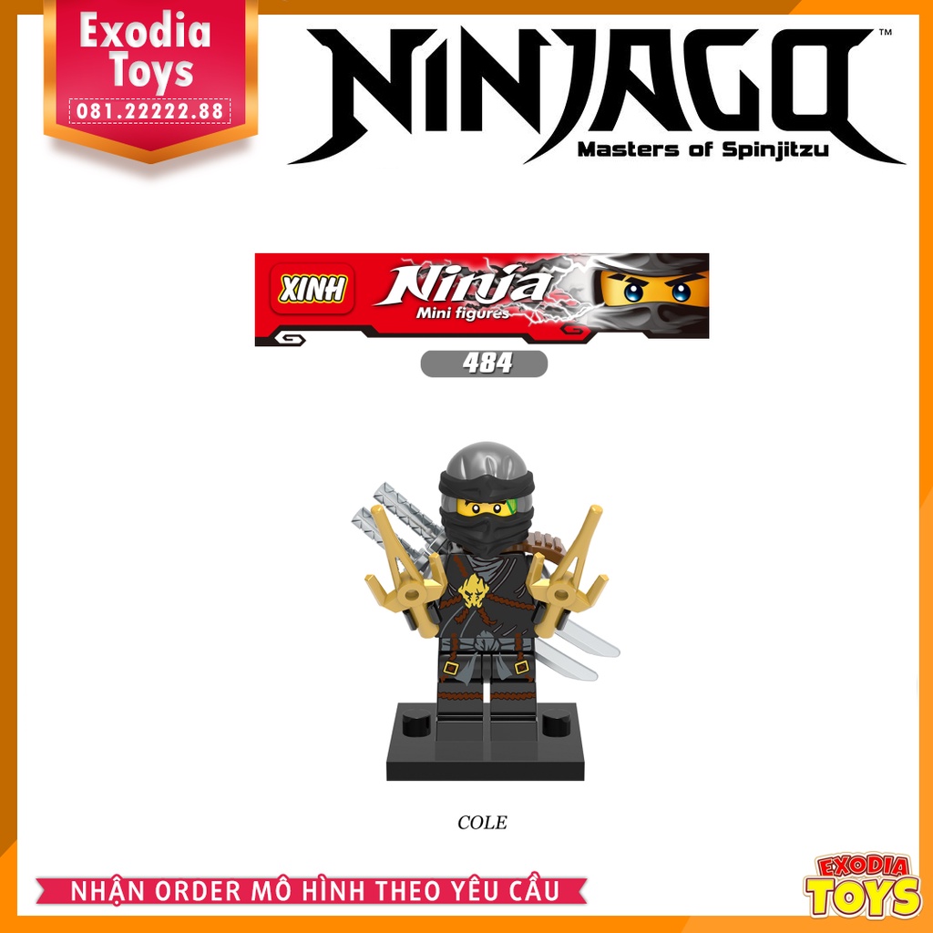 Xếp hình Minifigure Ninjago : Masters of Spinjitzu - Đồ Chơi Lắp Ghép Sáng Tạo - X0143