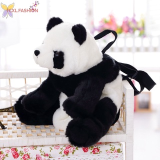 Ba lô 35x22cm x 35x22cm hình gấu trúc nhồi bông dễ thương cho nam và nữ