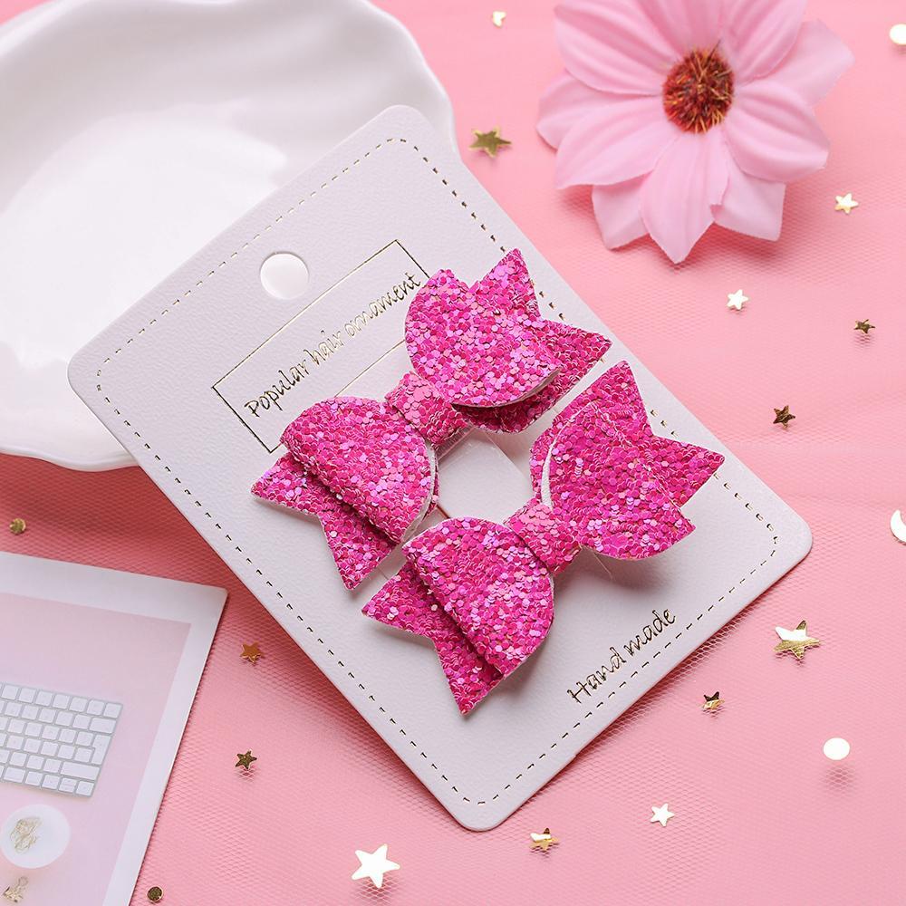 Set 2 Kẹp Tóc Nơ Xinh Xắn Dành Cho Nữ