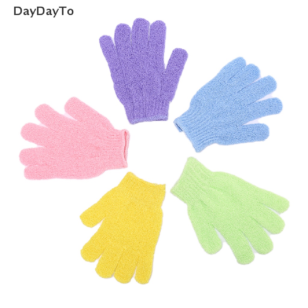 Set 5 Găng tay đi tắm Tẩy Tế Bào Chết Mát Xa Cơ Thể Daydoyto