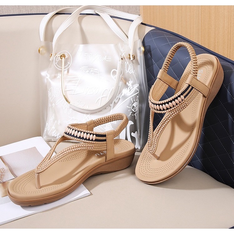 Sandal Siketu quai xỏ ngón, đế 3.5cm
