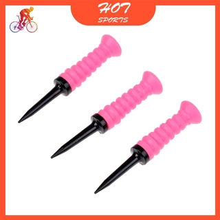 3 tee golf dài 83mm bằng cao su đàn hồi màu ngẫu nhiên
