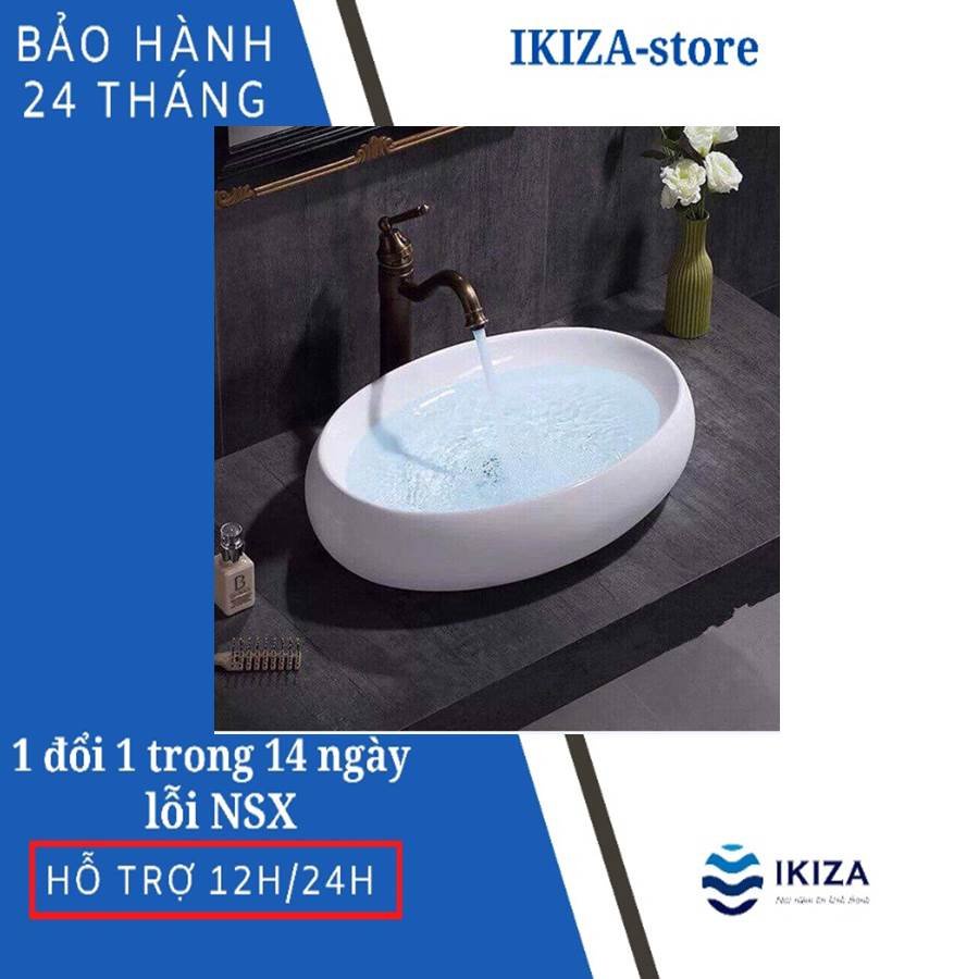 Chậu rửa mặt, bồn rửa mặt IKIZA - ik663 hàng chính hãng giá tốt