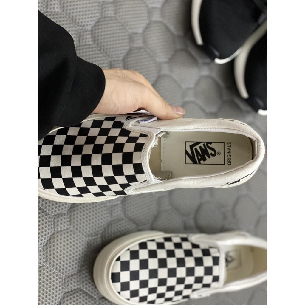 [FREE SHIP+ VIDEO- ẢNH TỰ CHỤP]  Giày 𝐕𝐀𝐍𝐒 Caro, 𝐕𝐀𝐍𝐒 Vaul Old Skool Đen Cực Hot 2021 | BigBuy360 - bigbuy360.vn