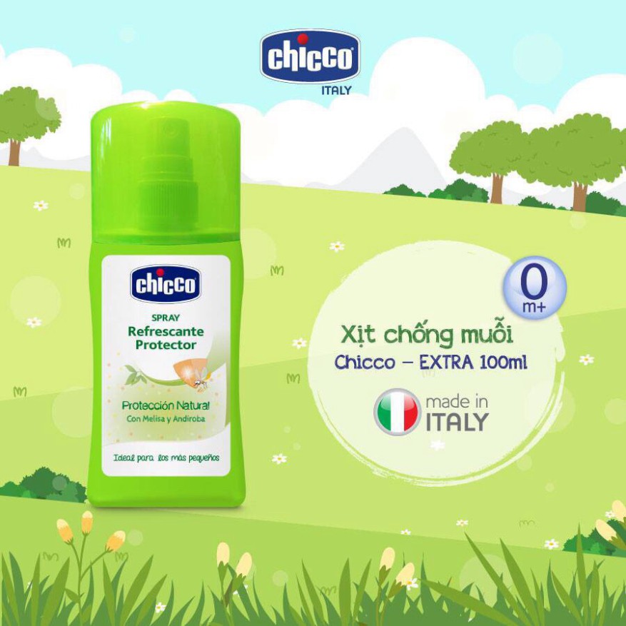 XỊT CHỐNG MUỖI CHICCO EXTRA 100ML