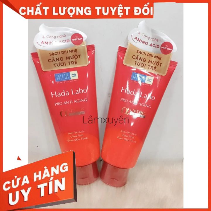 SỮA RỬA MẶT HADA LABO 80G ĐỎ