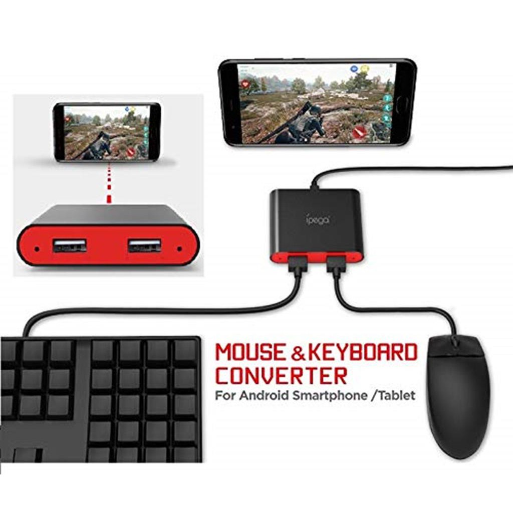 iPega 9116 | Bộ Chuyển Đổi Chuột &amp; Bàn Phím Chơi Game PUBG, ROS...-DC3731