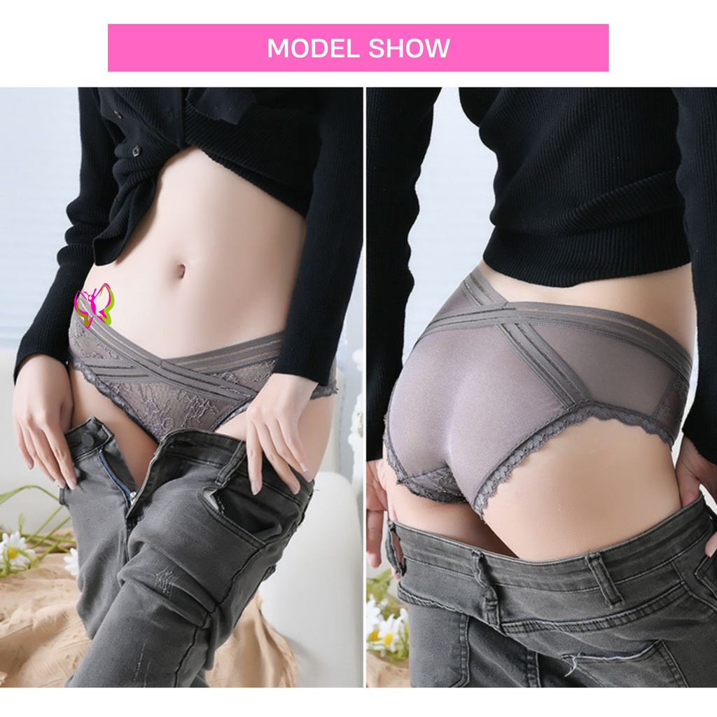 Quần lót nữ sexy ren kiểu cao cấp, trẻ trung, thoải mái, thoát mát (MS 03093) Anna Shop