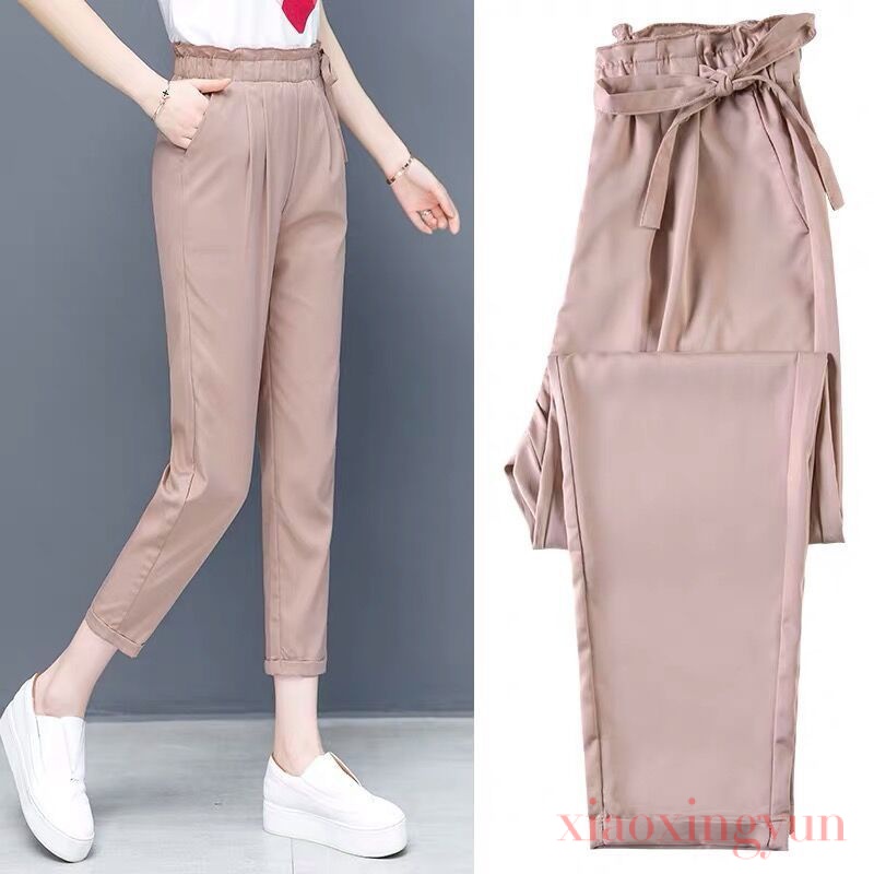 Quần Lửng Ống Rộng Phong Cách Hàn Quốc Dành Cho Nữ