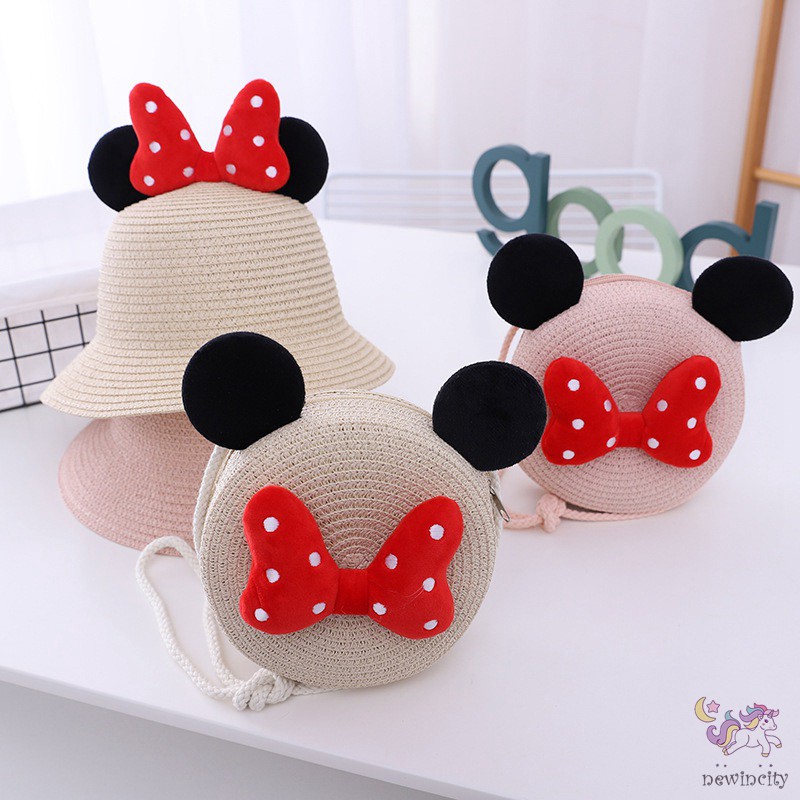 Mũ Lưỡi Trai Phối Nơ Xinh Xắn Cho Bé Gái