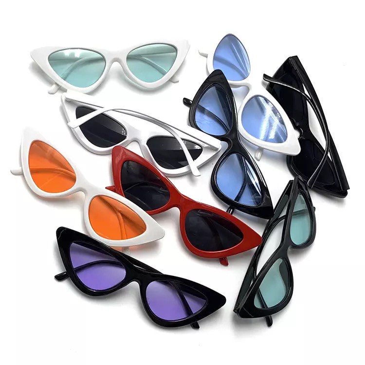 Kính Mát Gọng Mắt Mèo Phong Cách Hàn Quốc Thời Trang Cho Nữ