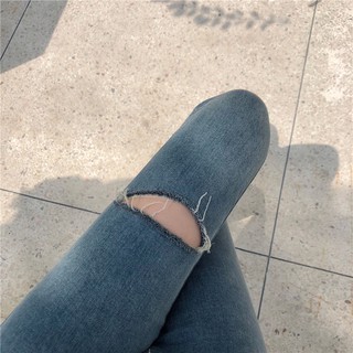 [ORDER, sẵn M] Quần jean bó rách