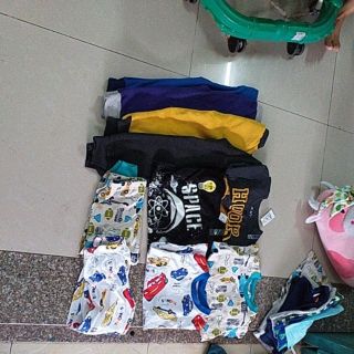Combo bộ và áo tay dài cho bé trai