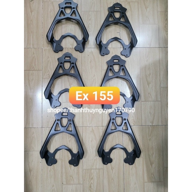 Cảng Sau Nhôm(tay dắt)EX155 Exciter 2021 VVA Đen Nhám