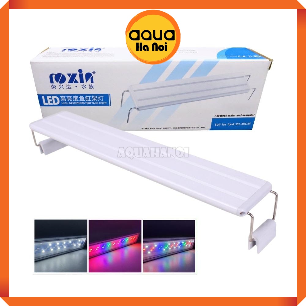 Đèn LED hồ thủy sinh WRGB ROXIN GX-A 20/30/40/50/60 cm (đổi 3 chế độ màu)