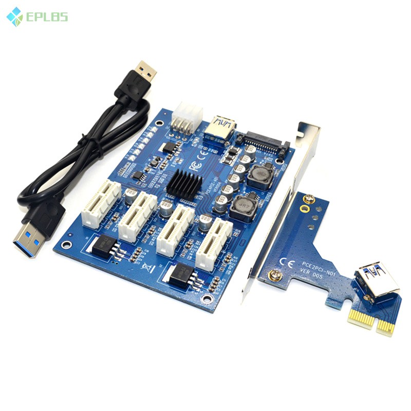 Card Đồ Họa Eplbs 4 Cổng Pci-E 1x M2 Mở Rộng Khe Cắm 4 Cổng Pci-E Sang Pcie | BigBuy360 - bigbuy360.vn