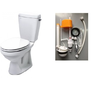 Bộ ruột thay thế cho bồn cầu Inax 117 (loại tay gạt)