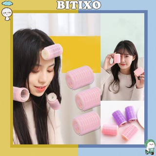 Lô cuốn tóc mái Bitixo phồng xoăn tự dính phong cách Hàn Quốc KT31