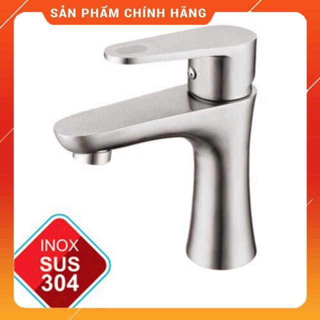 (SALE) Vòi lavabo một đường nước lạnh sus304, vòi chậu nước lạnh sus304, vòi rumile lạnh