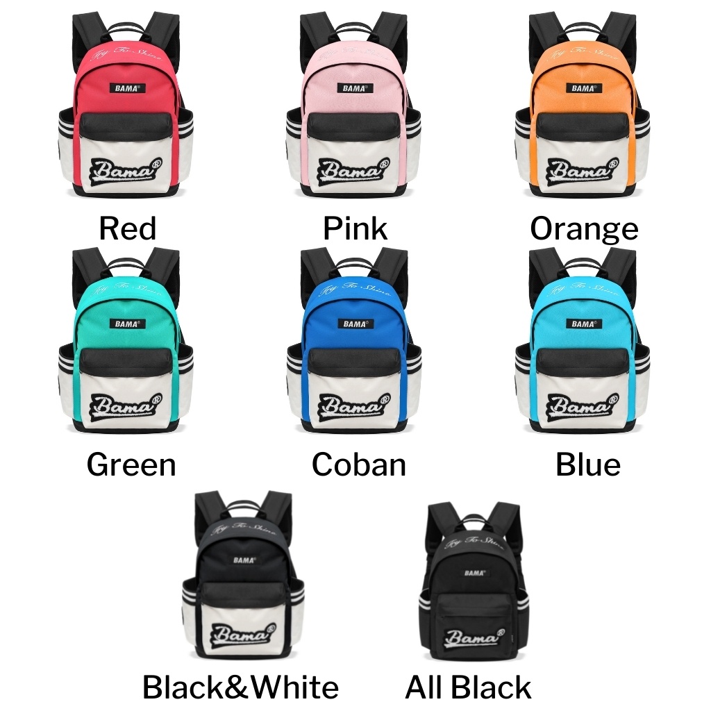 Balo BAMA® - VARSITY BACKPACK Chính Hãng  kèm ngăn đệm chống sốc laptop