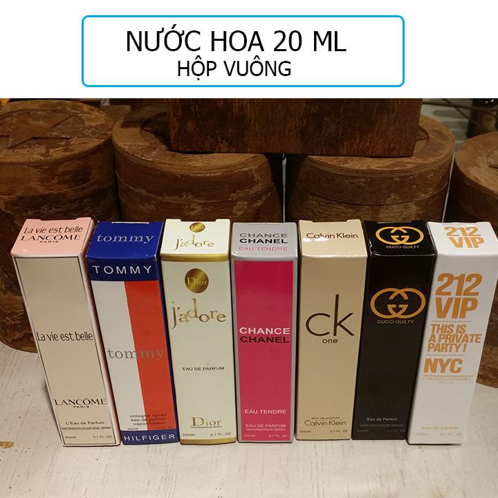 Nước hoa 4d 20ml thơm lâu dành cho Nam Nữ