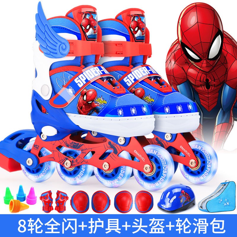 Disney skates giày patin trẻ em trọn bộ trượt nội tuyến cho trai và gái mới bắt đầu