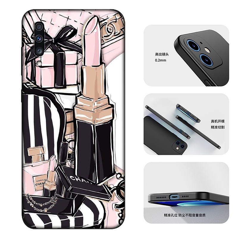 Ốp Điện Thoại TPU Dẻo Mỏng In Hình Trang Điểm Cô Gái Cho Huawei Mate 20 10 Lite Pro Y5P Y6P Y7A Y8P Y9A MN84