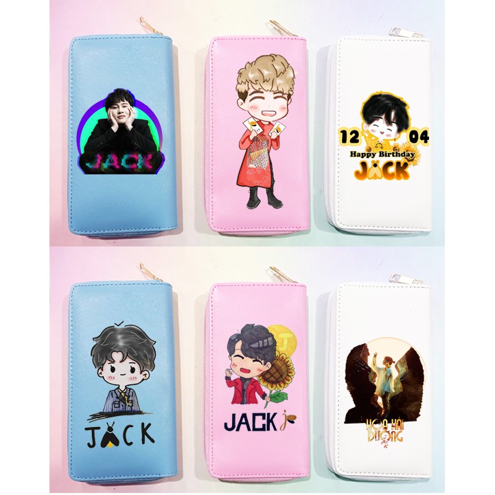 Ví jack VBI24 ví dài j97 thần tượng chibi kpop hoạt hình cute dễ thương