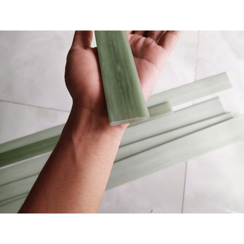 E73312 - Thanh Fiberglass - Sợi Thủy Tinh Siêu Bền size 7 x 33 x 1200 màu xanh ngọc
