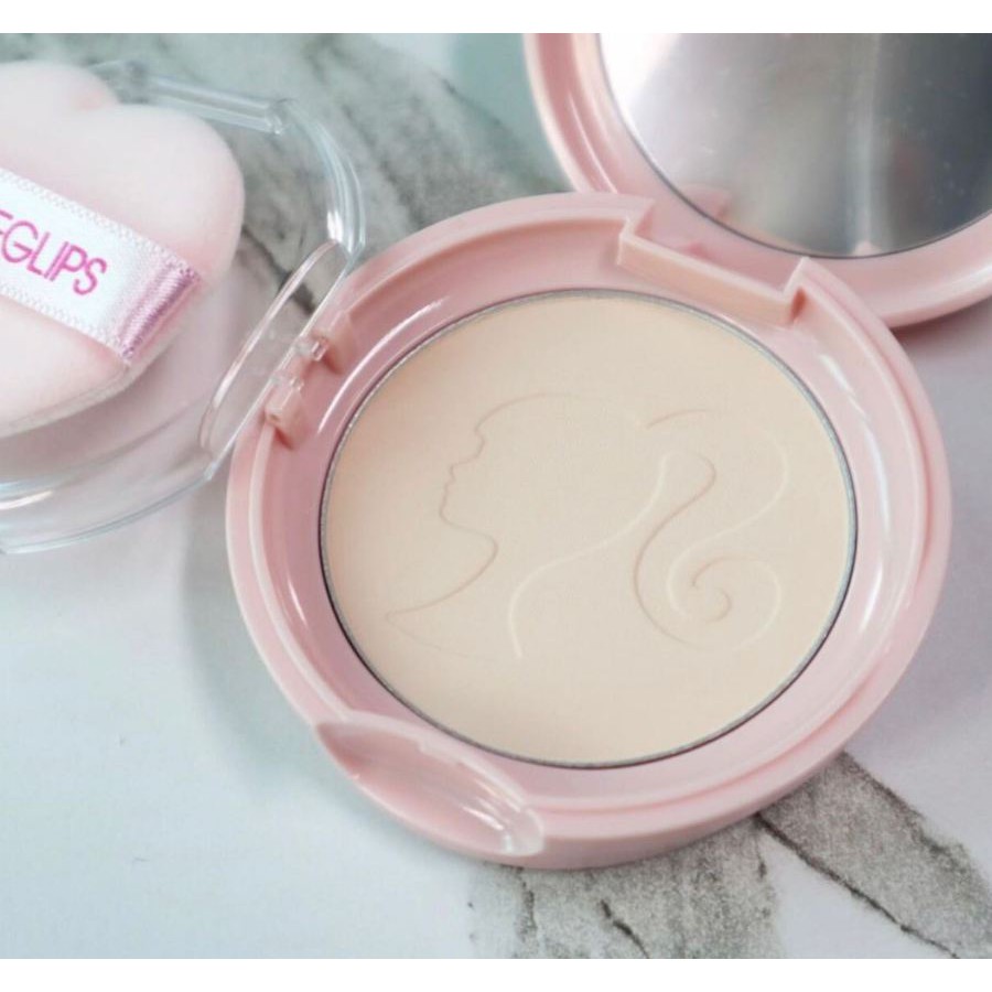 Phấn BARBIE EGLIPS HỒNG Blur Powder Pact