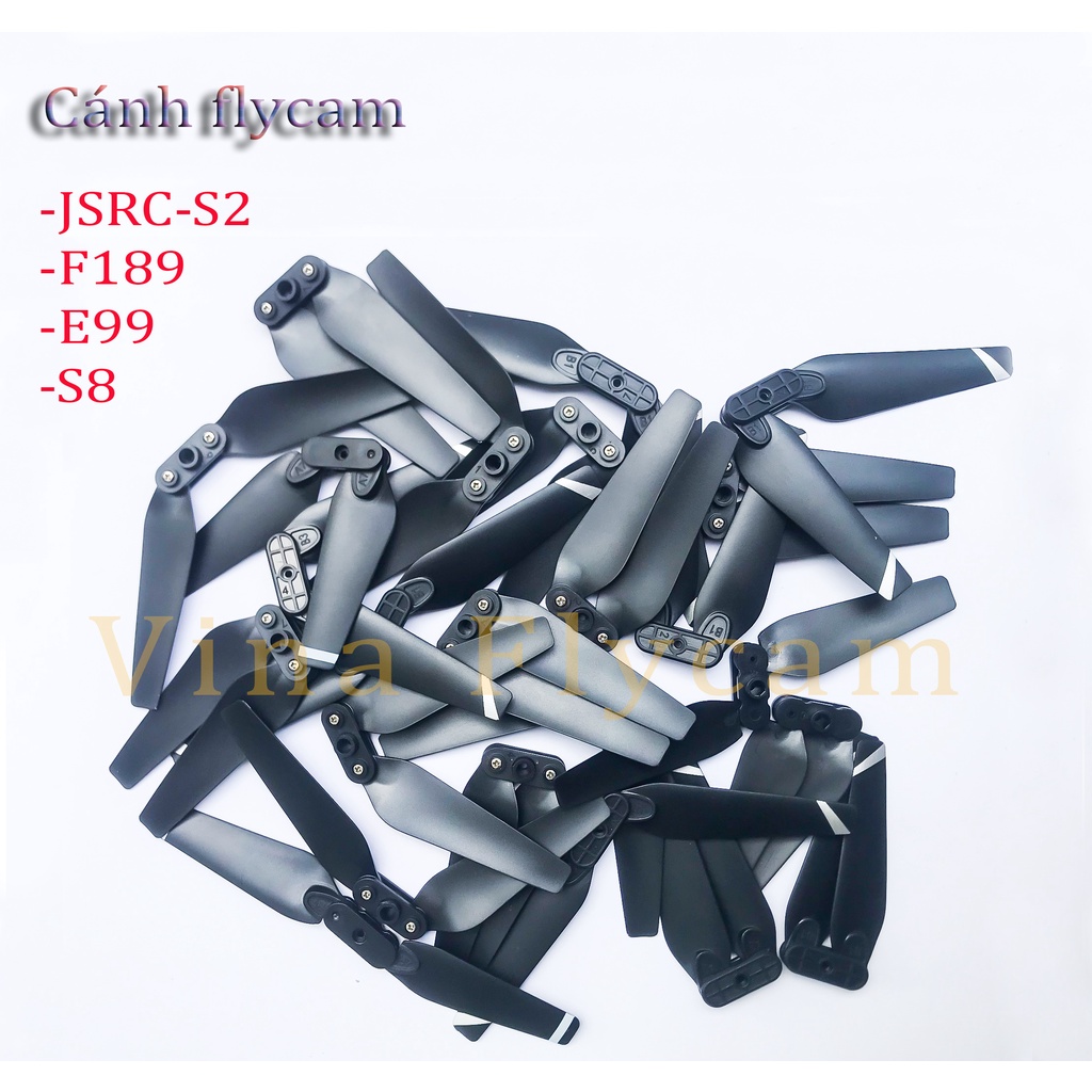 Cánh Flycam - Bộ 4 cánh dự phòng cho các dòng flycam giá rẻ E99,E99 max,P8,S2-Pro,S2,F189,KY907...Hàng mới 10%