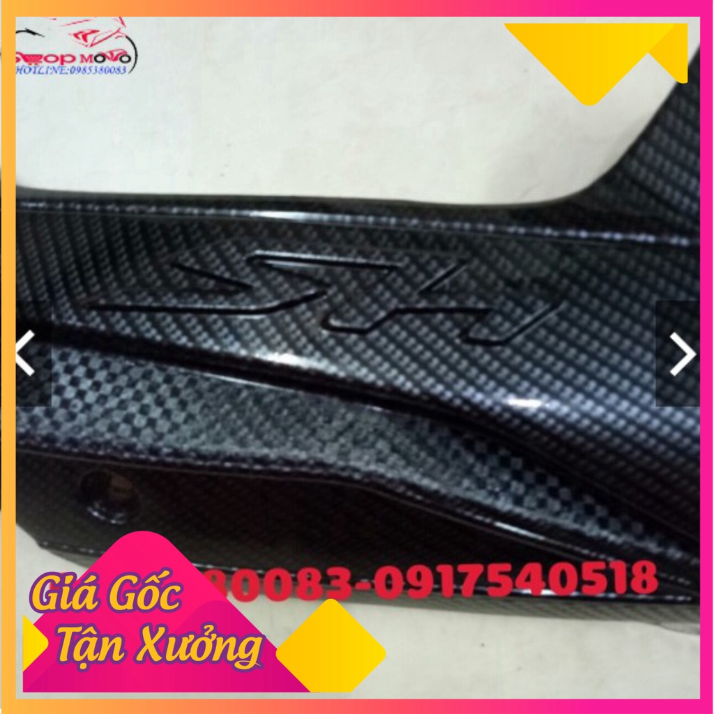 Ốp Pô sơn carbon cho SH 2012-2019 (Ảnh Sp thật)