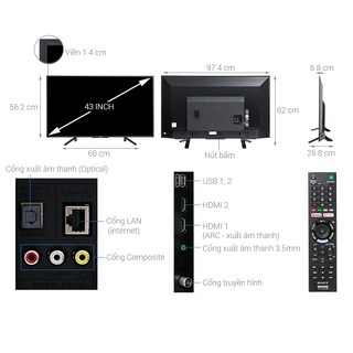 Tivi SONY KDL-43W660F 43INCH