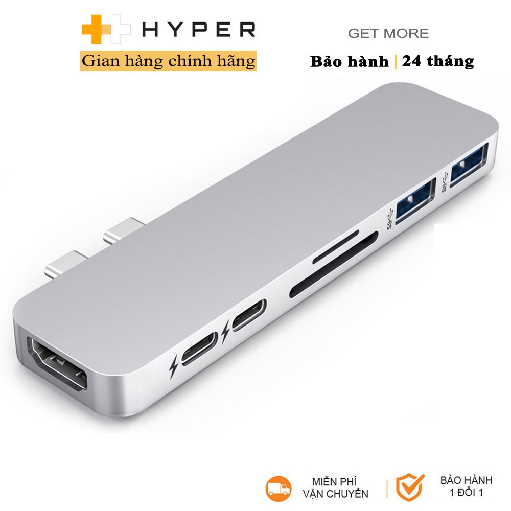 Cổng chuyển HyperDrive 7-in-2 USB-C HUB cho Macbook Pro 13/15/16inch - GN28B - Phân Phối Chính Hãng