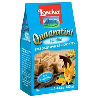 Bánh Xốp Vanilla hiệu Loacker Quadratini 250g