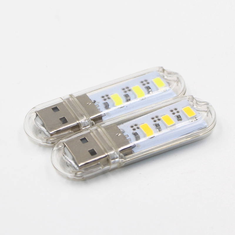 Đầu usb có 3 đèn led 5V bóng trắng ấm để đọc sách | BigBuy360 - bigbuy360.vn