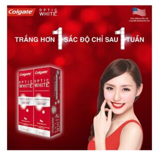 Kem đánh răng Colgate optic White 100g
