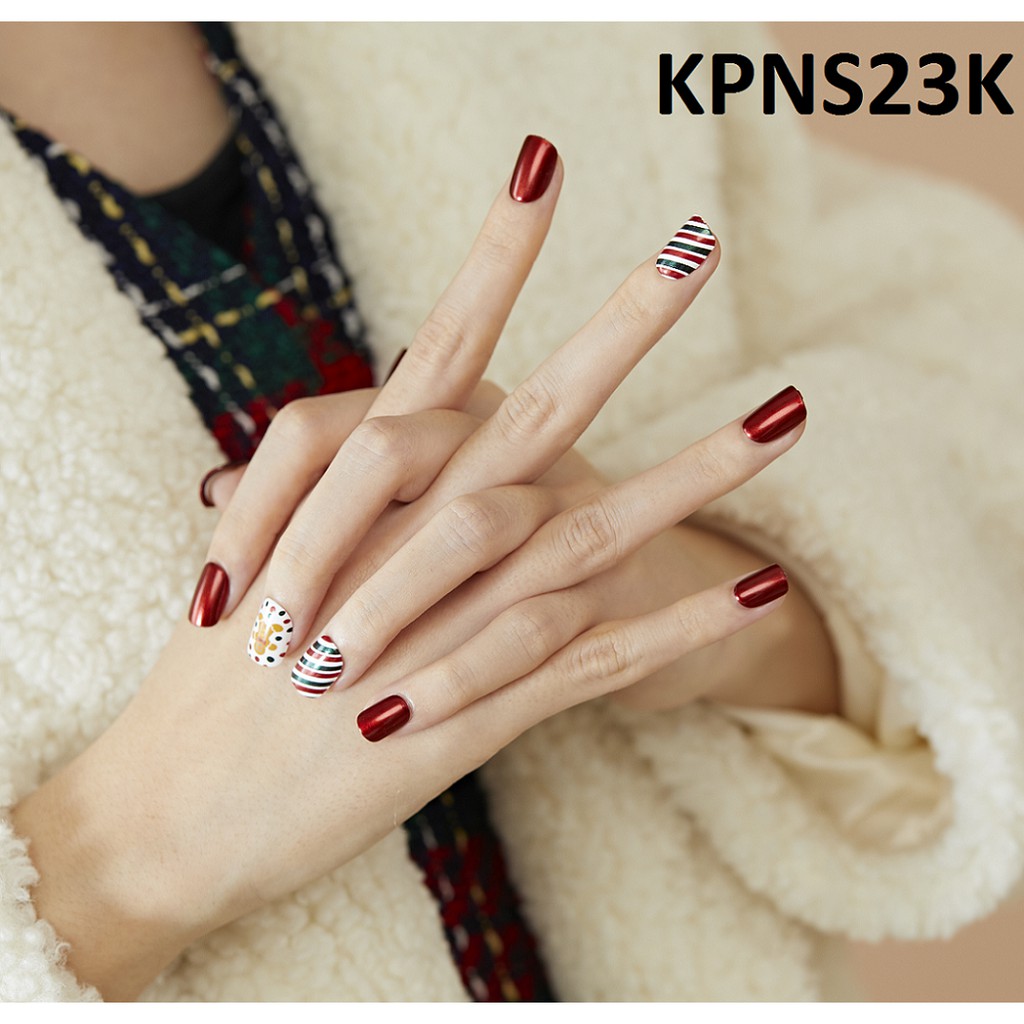 [BST Holiday Party] Móng Tay Gel Tự Dán Press & Go Kiss New York Nail Box