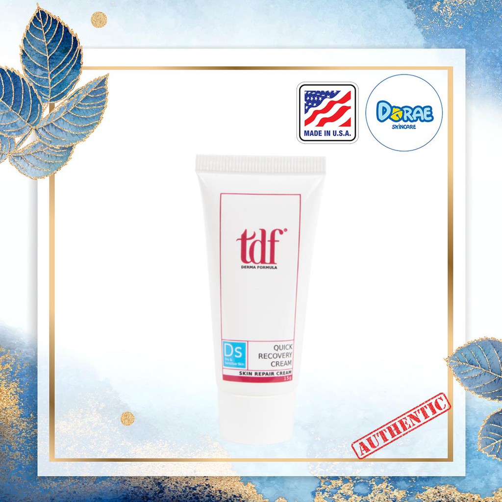 ✅[Siêu Cấp Chính Hãng] Kem dưỡng phục hồi da hư tổn TDF Quick recovery Cream_15g